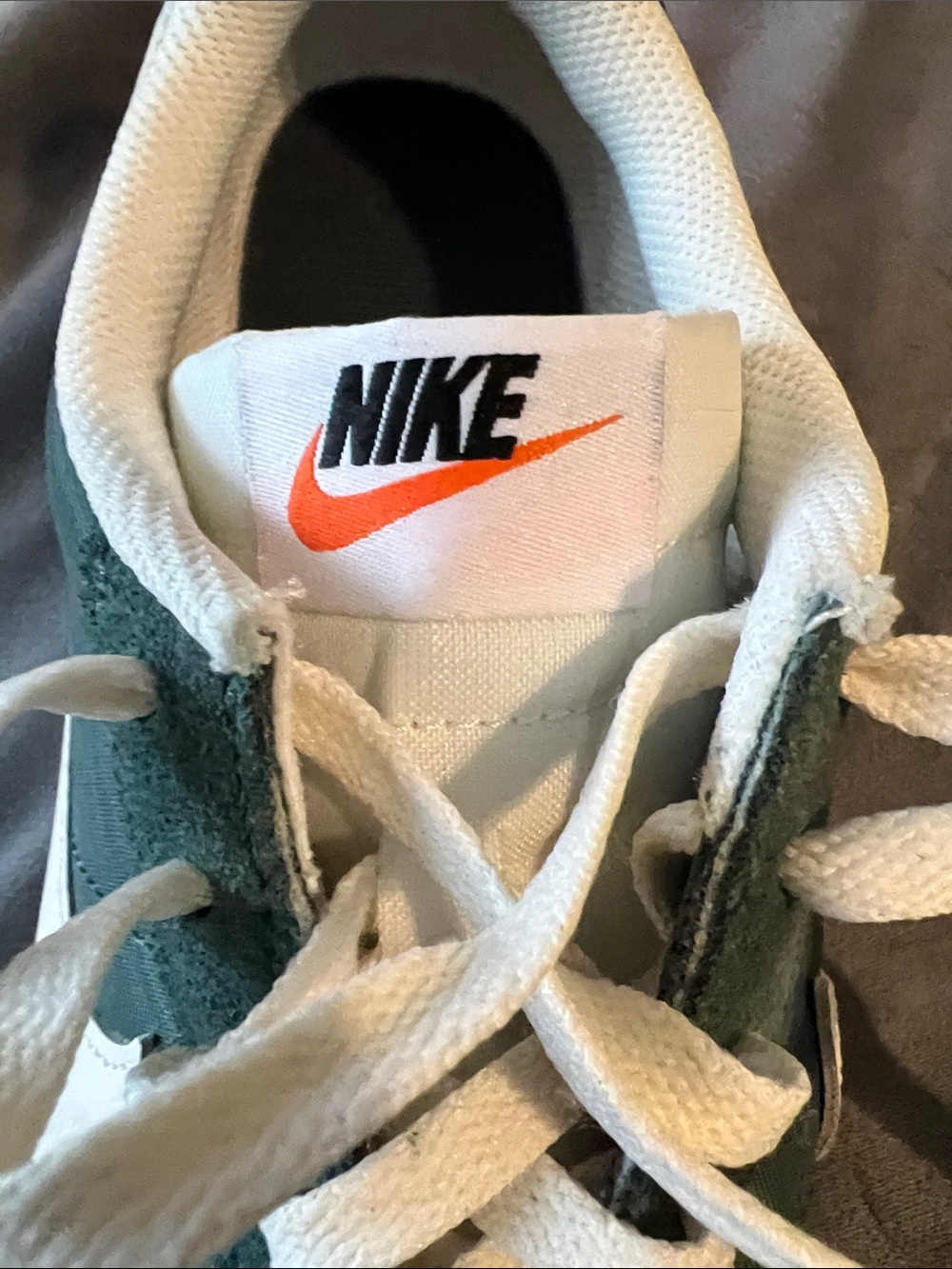 Nike Pacific Dark Green and White Women's Athletic Sneakers - Picture 5 of 10